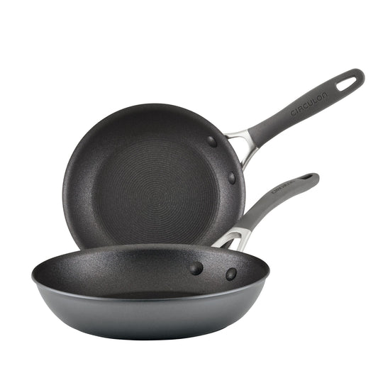 Circulon ScratchDefense A1 Nonstick Induction Skillet Twin Pack 21.5/25.4cm