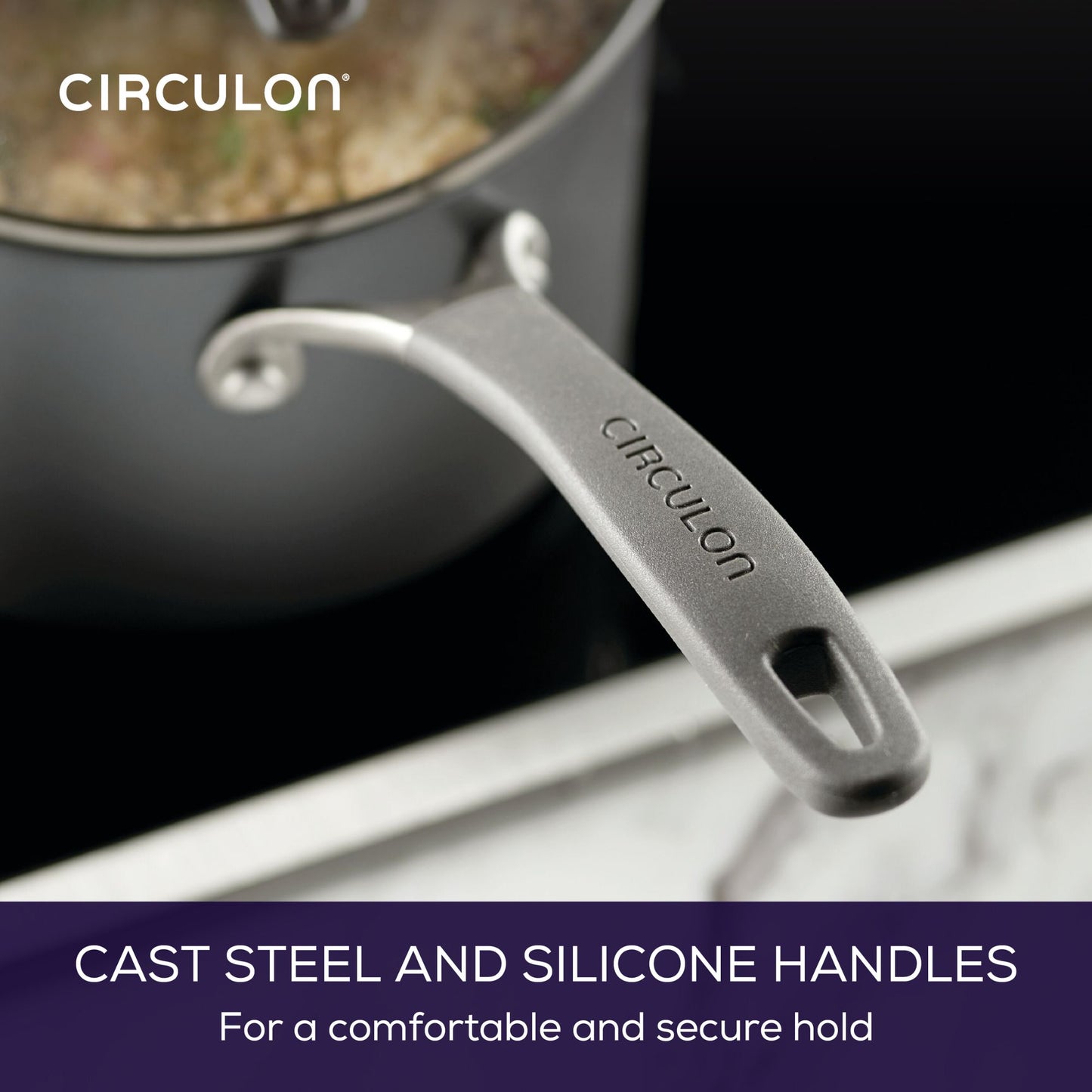 Circulon ScratchDefense A1 Nonstick Induction Covered Saucepan 18cm/2.8L