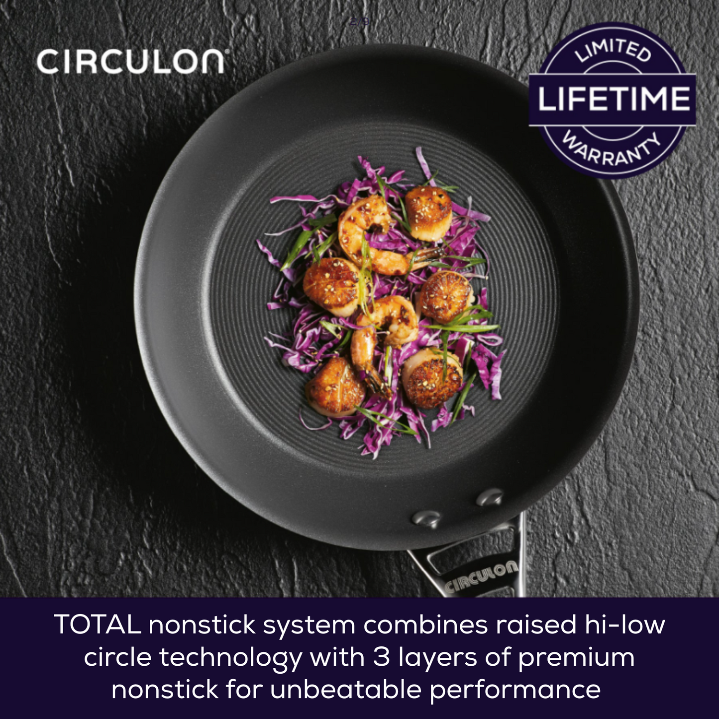 Circulon Infinite Nonstick Induction Covered Wok 36cm