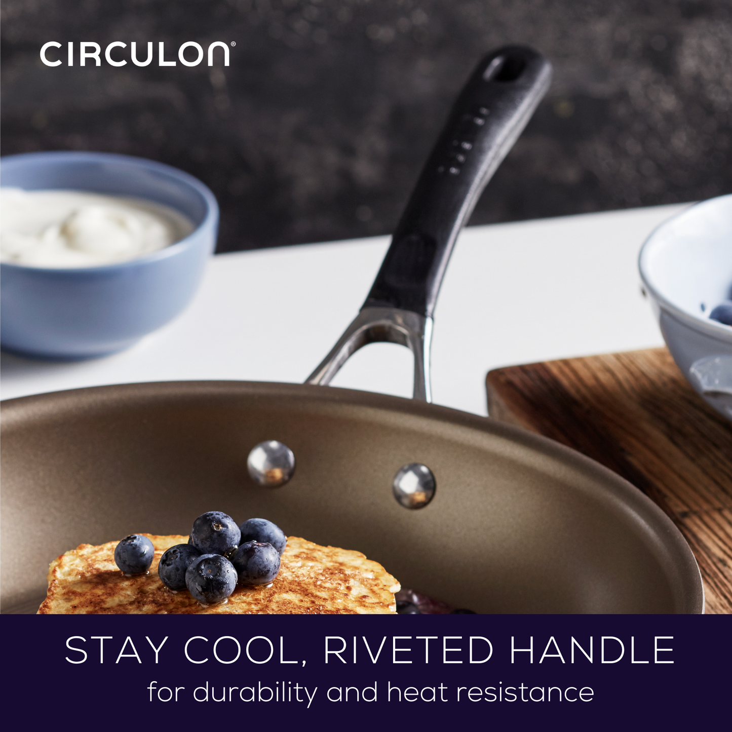 Circulon Innovatum Nonstick Skillet Twin Pack 22/25cm