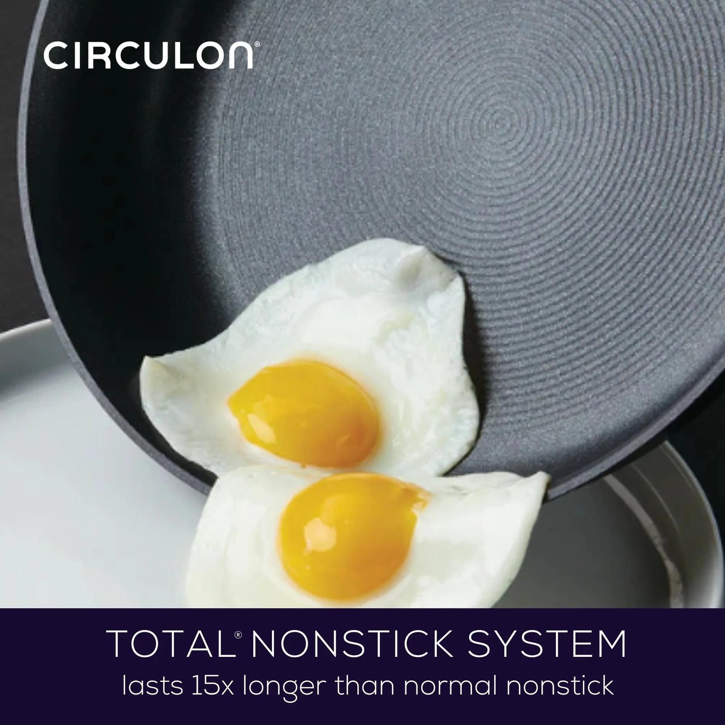 Circulon Symmetry Nonstick Induction Skillet Twin Pack 25.4/30.5cm