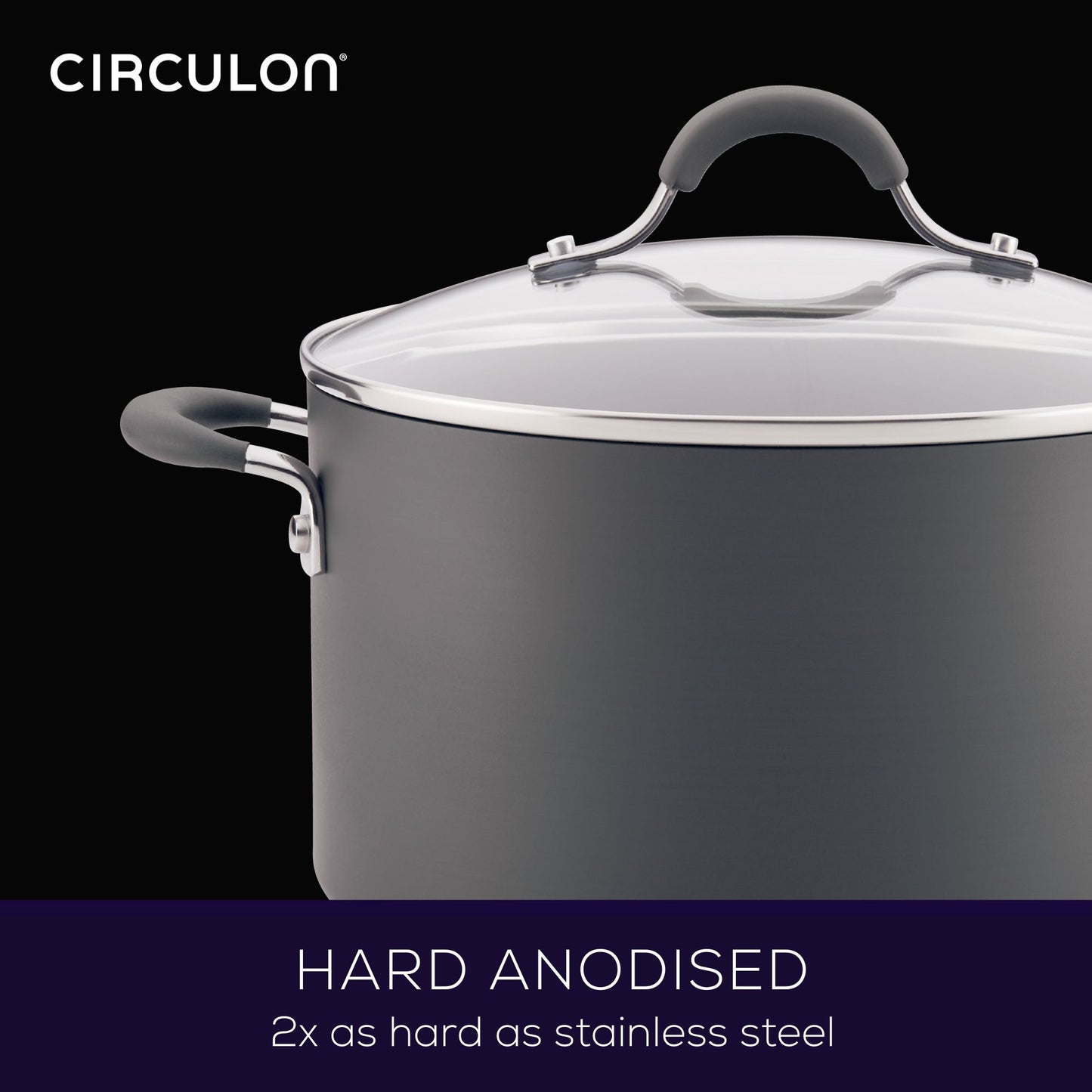 Circulon Radiance Nonstick Covered Stockpot 26cm/9.5L