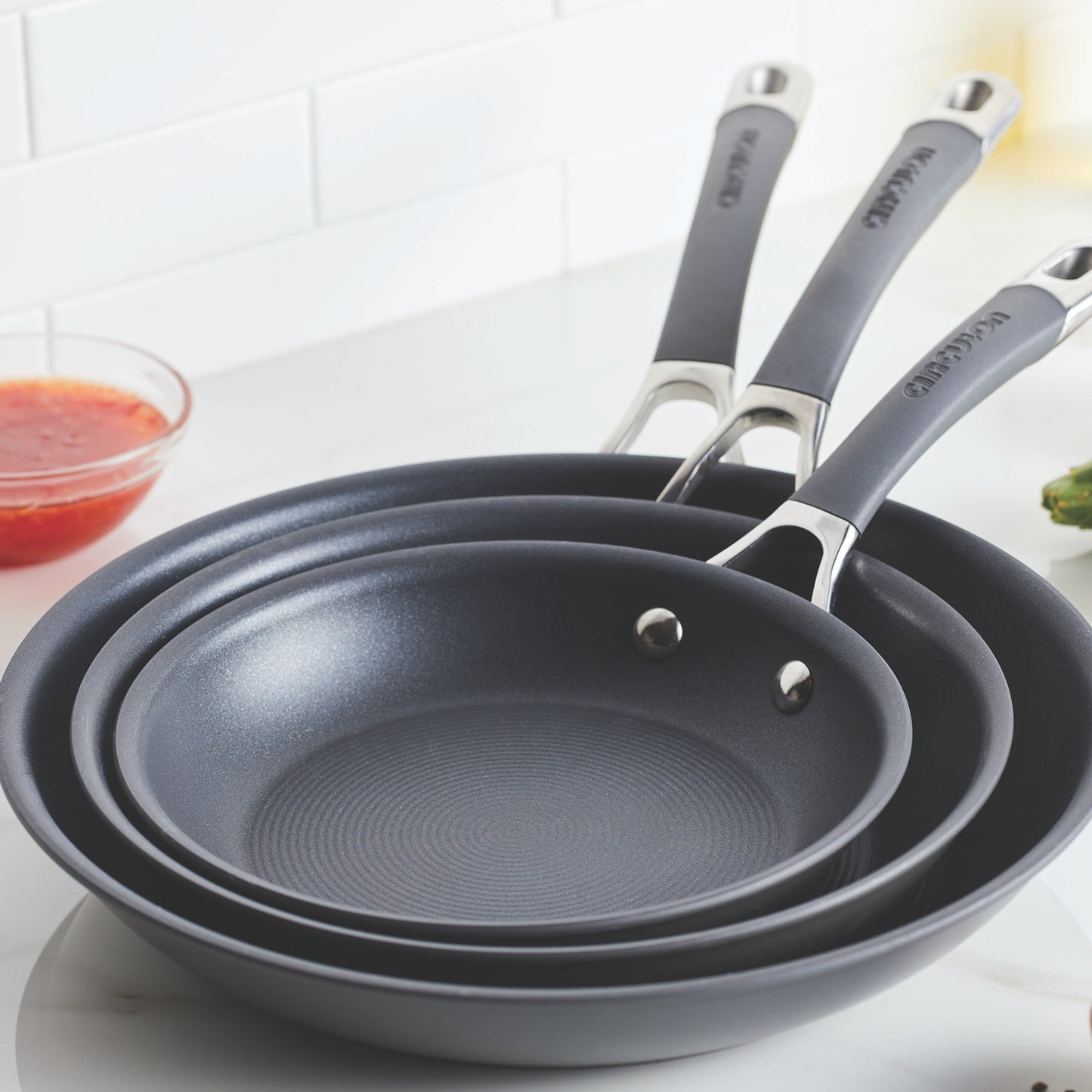 Circulon Radiance Nonstick Skillet Triple Pack 22/25/31cm