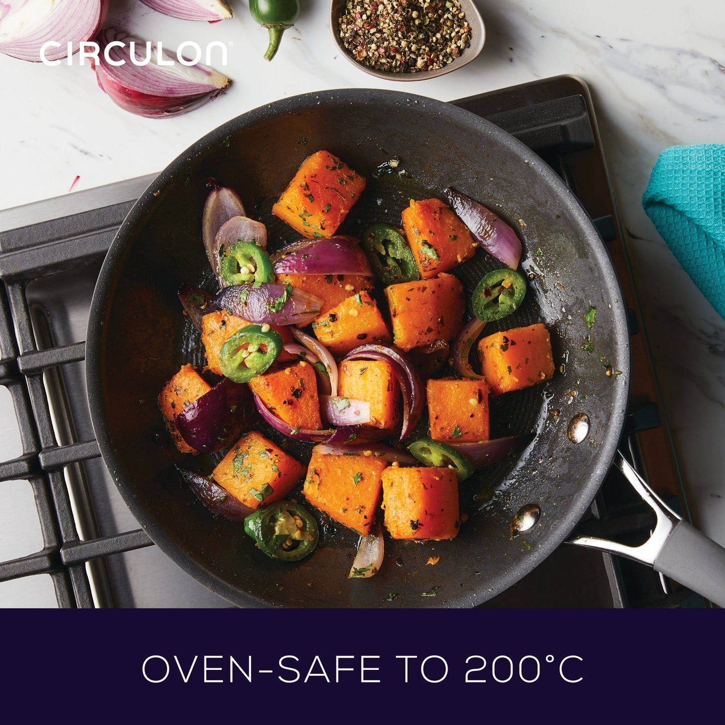 Circulon Radiance Nonstick Skillet Triple Pack 22/25/31cm