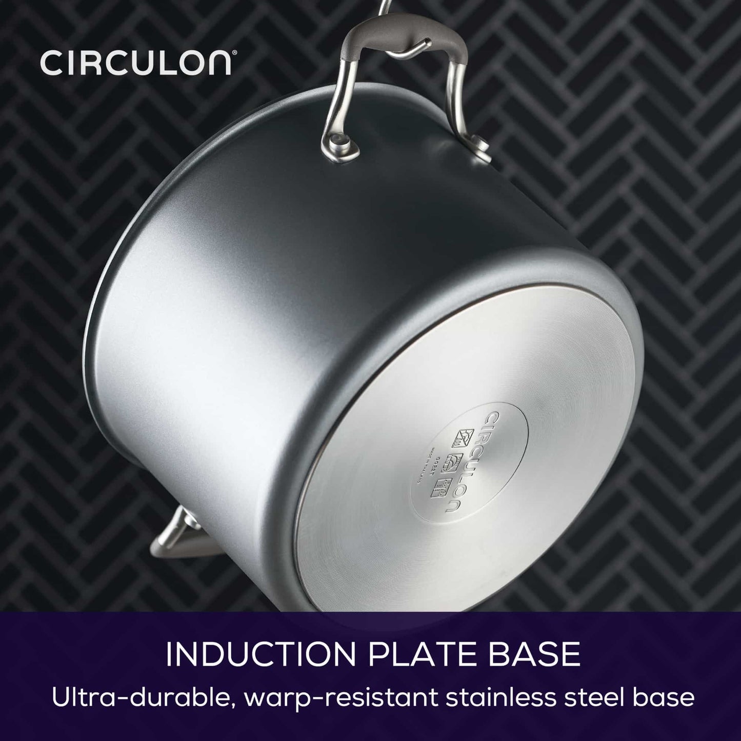 Circulon ScratchDefense A1 Nonstick Induction Covered Stockpot 24cm/7.6L