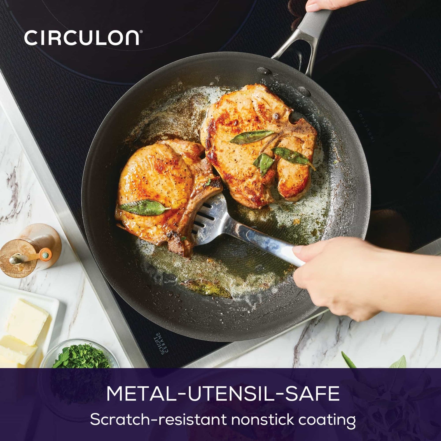 Circulon ScratchDefense A1 Nonstick Induction Skillet 30.4cm