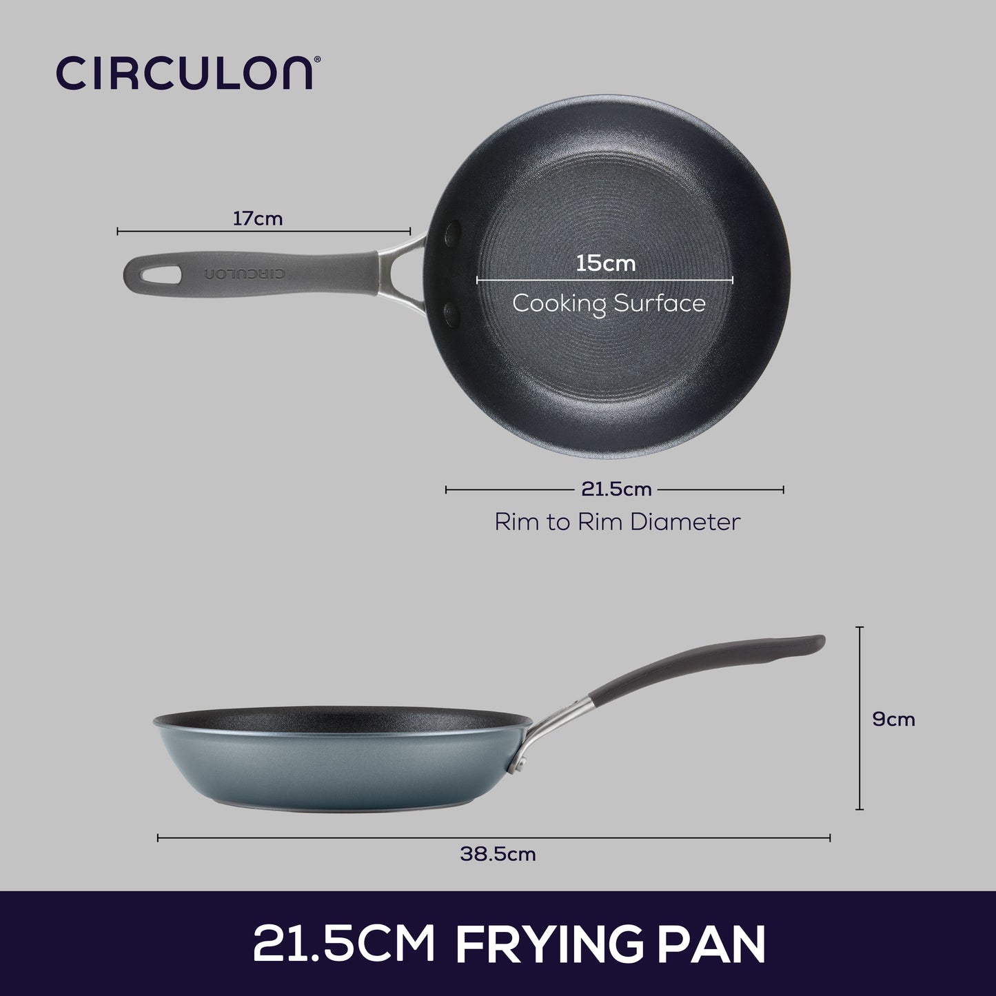 Circulon ScratchDefense A1 Nonstick Induction Skillet 21.5cm