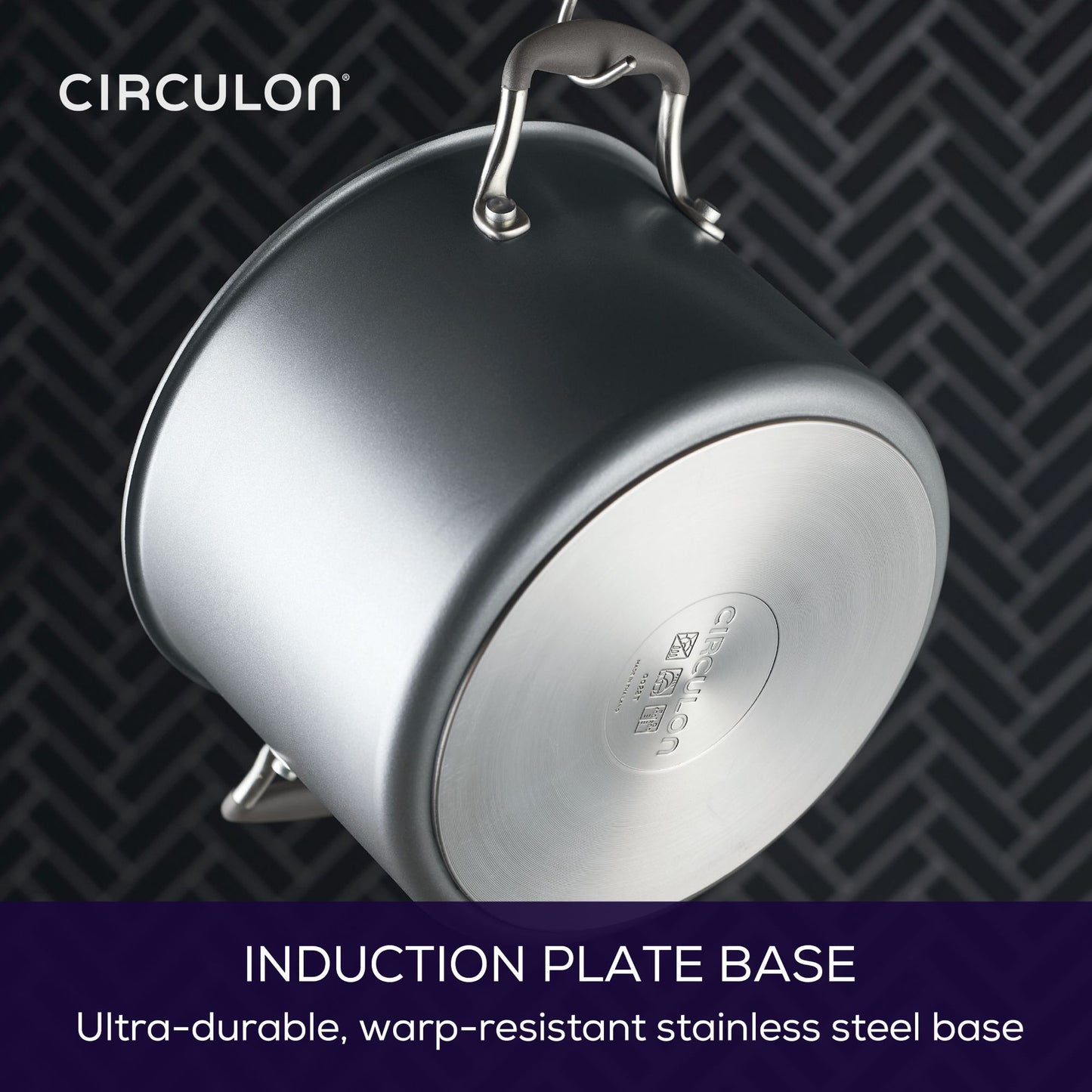 Circulon ScratchDefense A1 Nonstick Induction 3 Piece Cookware Set