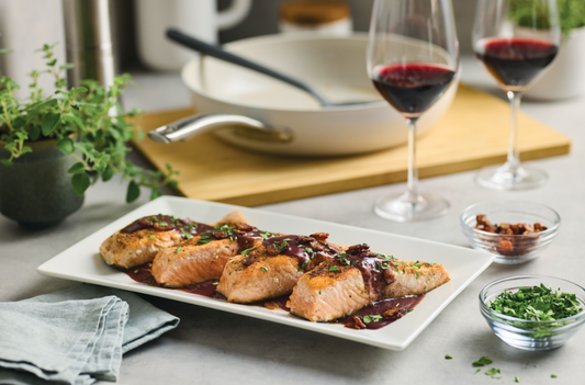 Fish In Red Wine Sauce