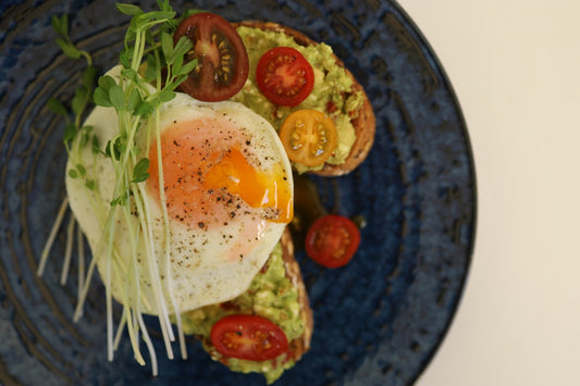 Avo on toast sunny side up