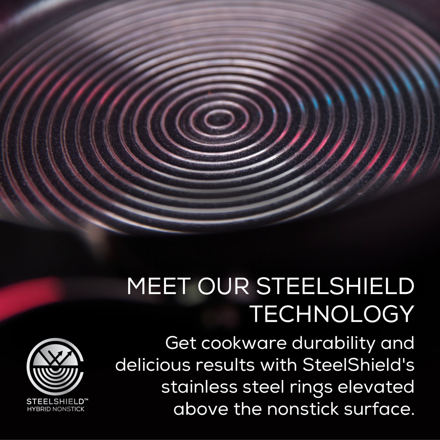 Circulon S-Series Hybrid Stainless Steel Nonstick Induction 3 Piece Saucepan Set