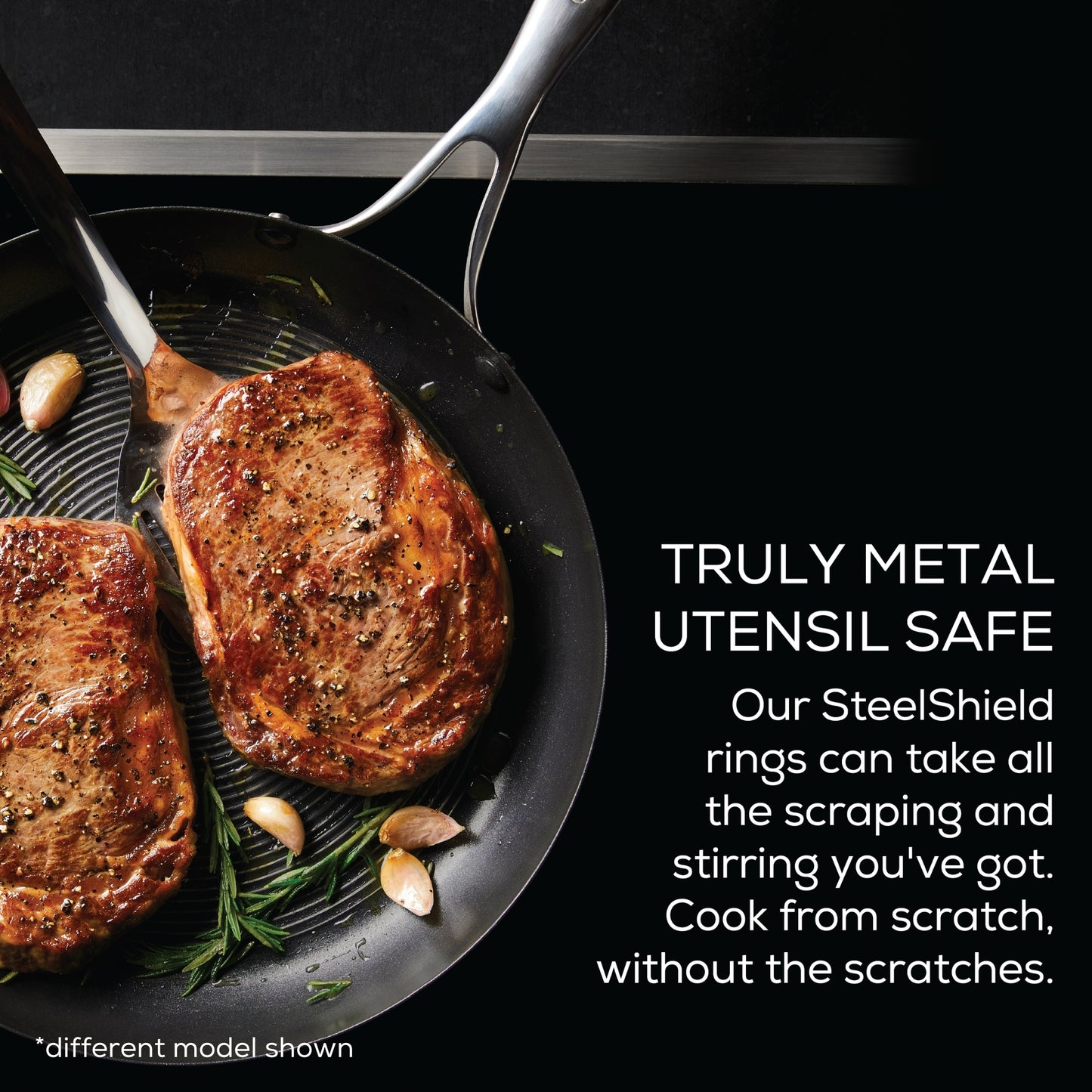 Circulon S-Series Hybrid Stainless Steel Nonstick Induction 3 Piece Saucepan Set