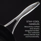 Circulon S-Series Hybrid Stainless Steel Nonstick Induction 3 Piece Saucepan Set