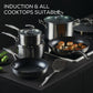 Circulon S-Series Hybrid Stainless Steel Nonstick Induction 3 Piece Saucepan Set