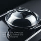Circulon C-Series Hybrid Clad Stainless Steel Nonstick Induction Covered Wok 36cm