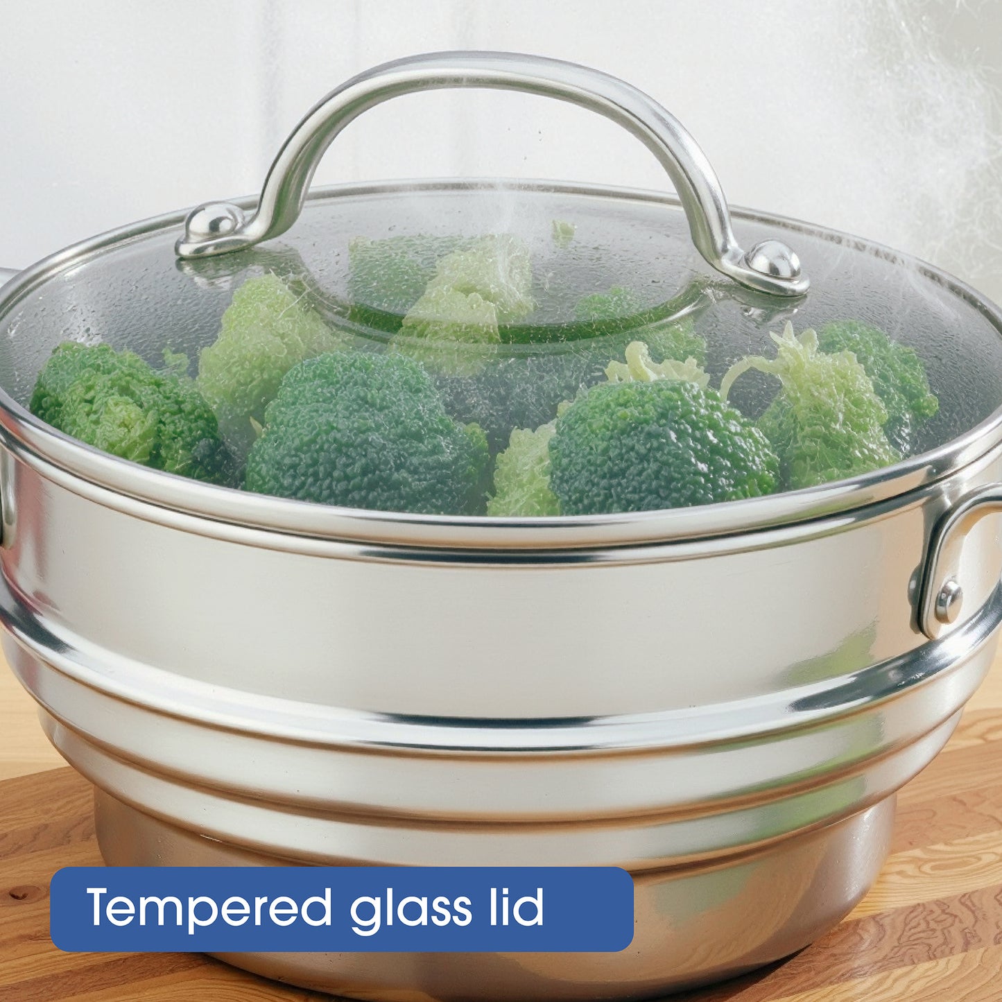Universal Steamer With Lid 16/18/20cm
