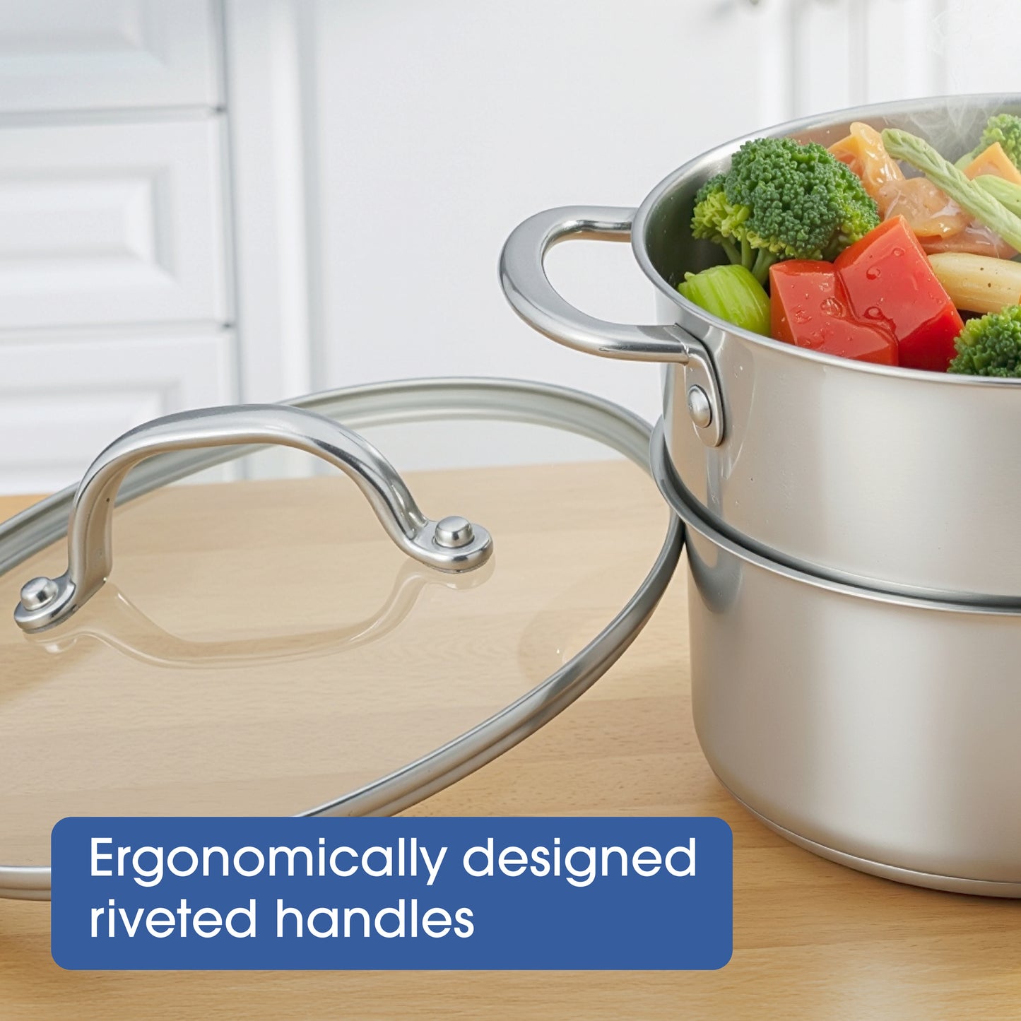 Universal Steamer With Lid 16/18/20cm