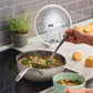 Circulon Infinity Pan With ScratchDefense Nonstick Induction Covered Multi-Pan With Tool/Lid Holder 24cm/2.8L