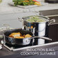 Circulon C-Series Hybrid Clad Stainless Steel Nonstick Induction Covered Sauteuse 30cm