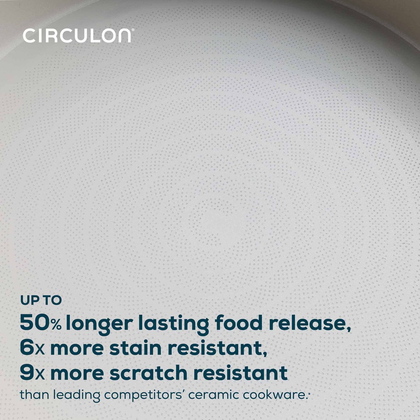 Circulon Halo With LaserDefense™ 25cm Skillet Pearl White