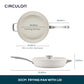 Circulon Halo With LaserDefense™ 30cm Covered Skillet Pearl White