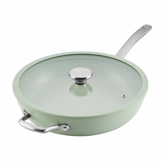 Circulon Halo with LaserDefense™ 30cm Covered Skillet Sage Green