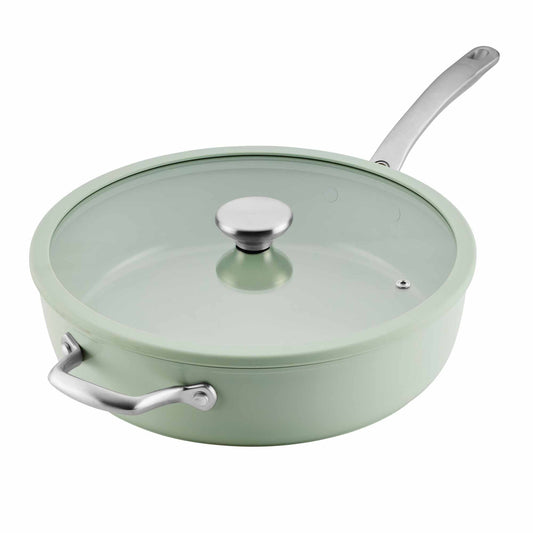 Circulon Halo with LaserDefense™ 30cm/4.7L Covered Sauté Sage Green