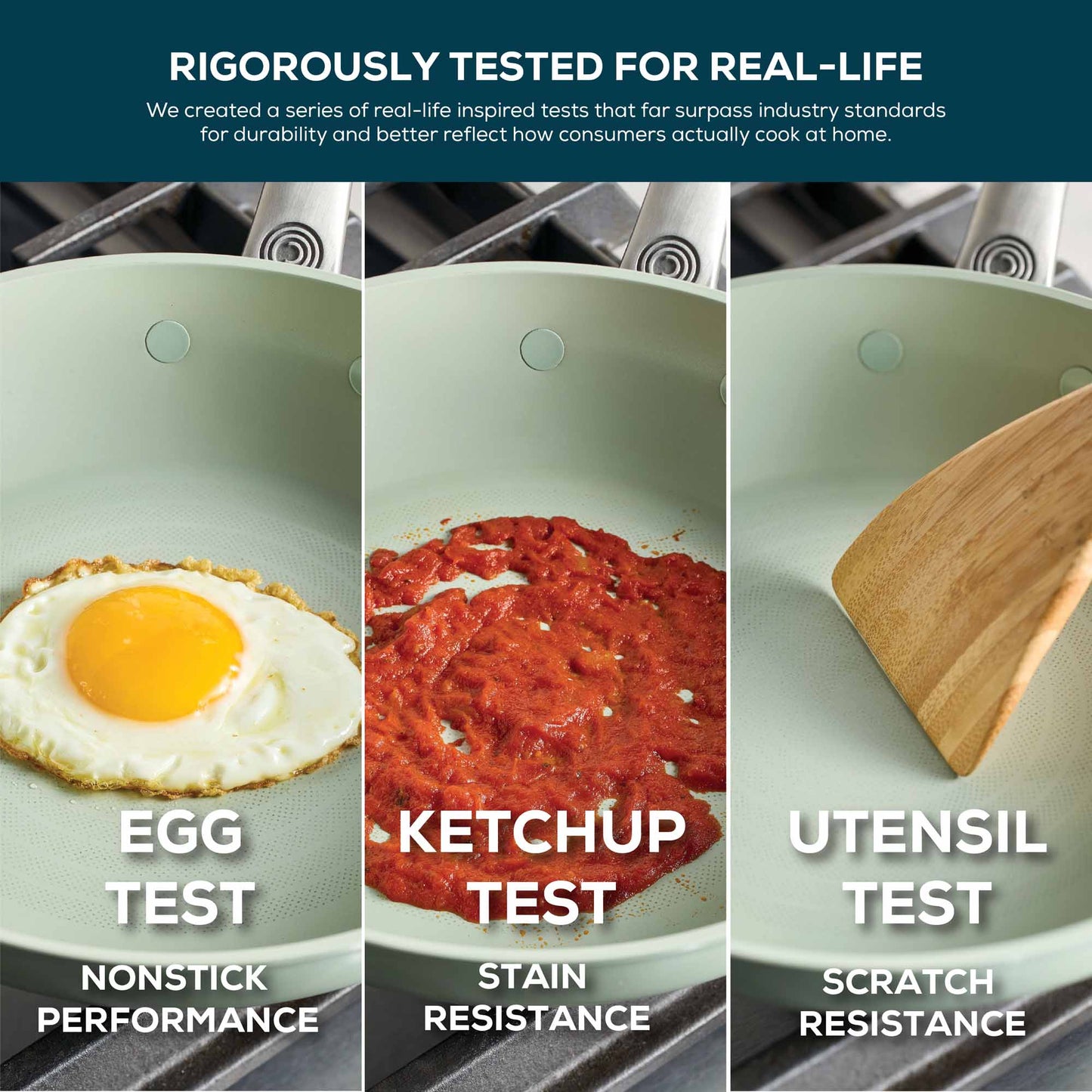 Circulon Halo with LaserDefense™ 30cm/4.7L Covered Sauté Sage Green