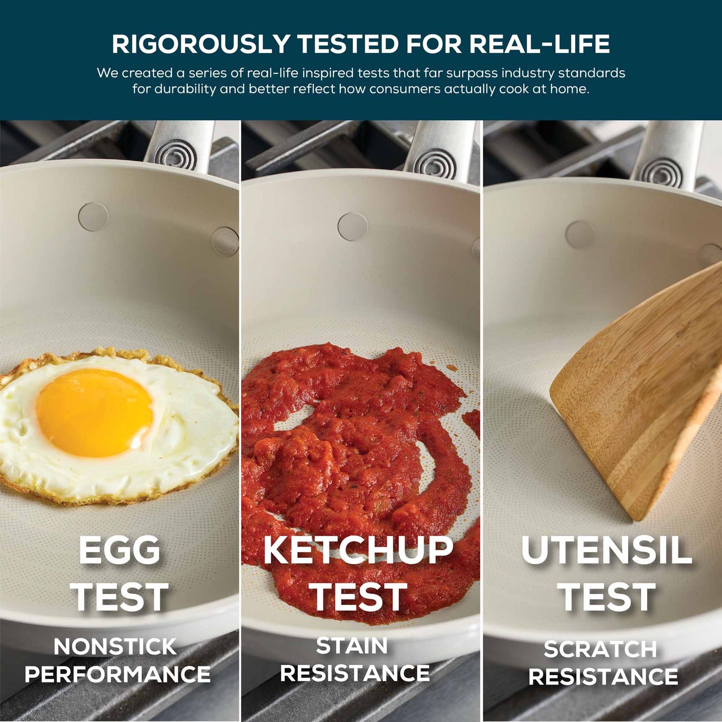 Circulon Halo With LaserDefense™ 11 Piece Cookware Set Pearl White