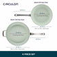 Circulon Halo With LaserDefense™ 25/30cm Covered Skillet Set Sage Green