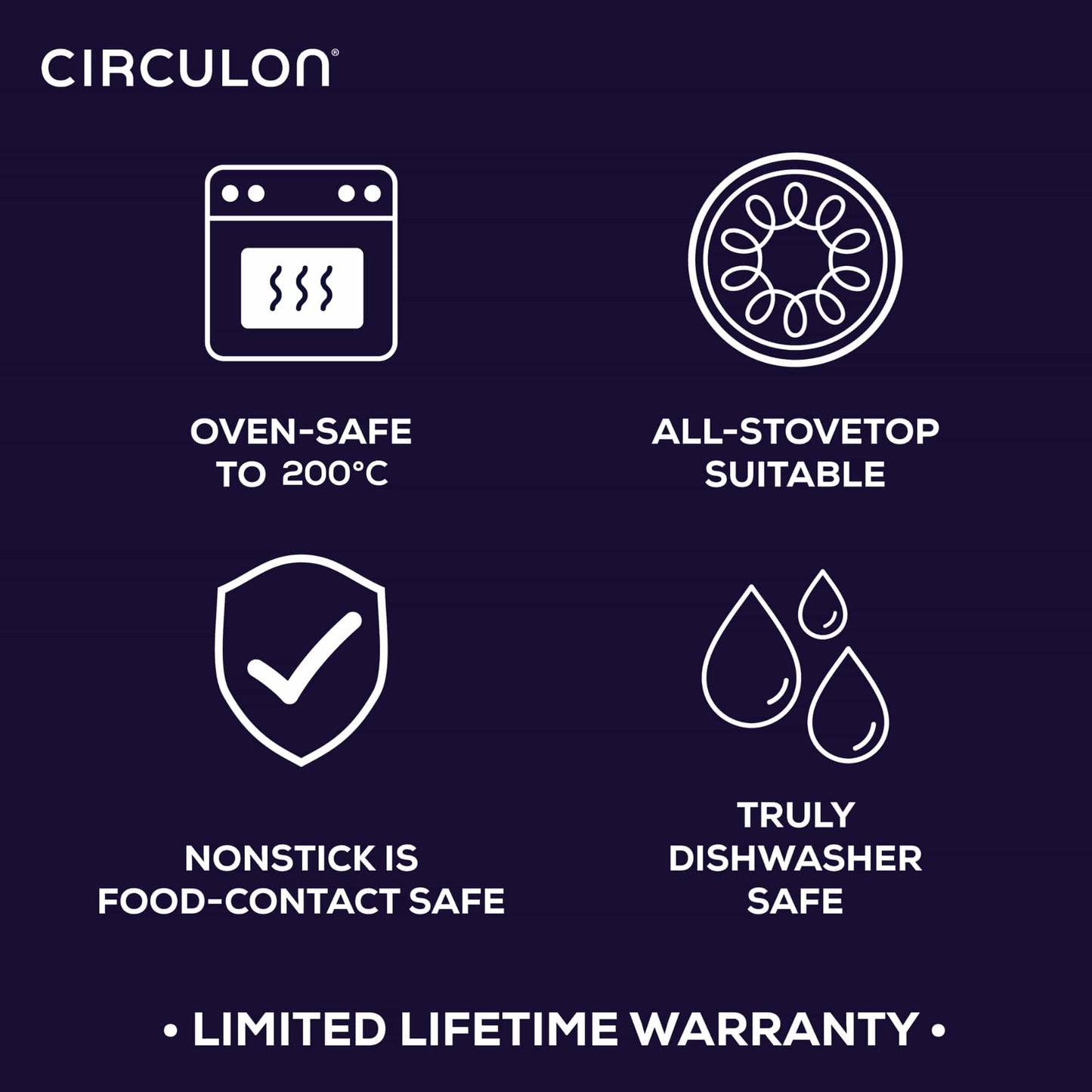 Circulon ScratchDefense A1 Nonstick Induction Covered Sauteuse 28cm/4.7L