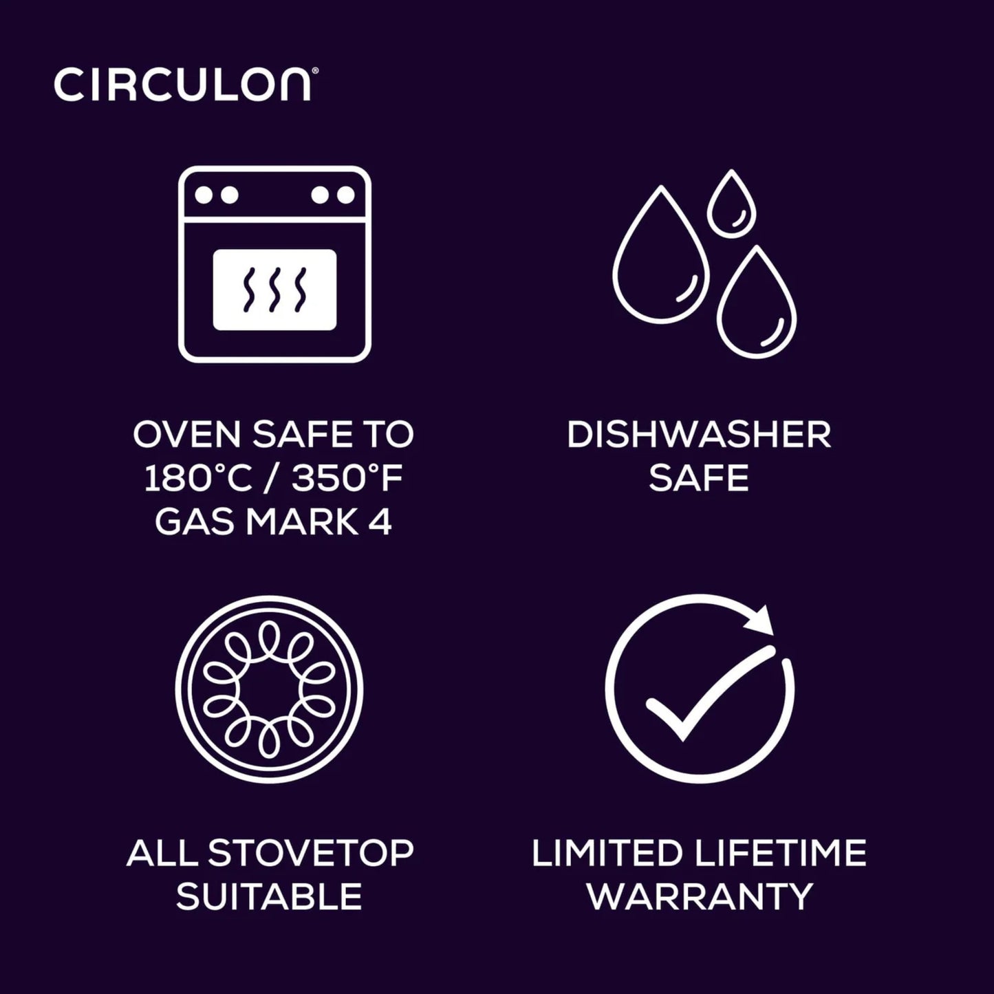Circulon Total Nonstick Induction Stockpot 24cm/5.7L