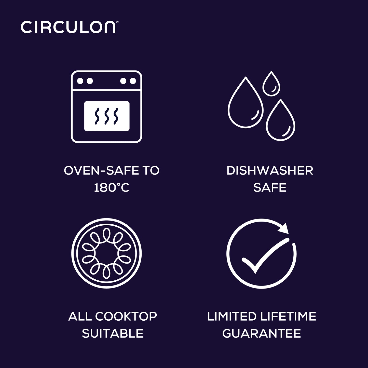 Circulon Total Nonstick Induction Covered Sauteuse 28cm/4.7l