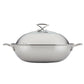Circulon C-Series Hybrid Clad Stainless Steel Nonstick Induction Covered Wok 36cm
