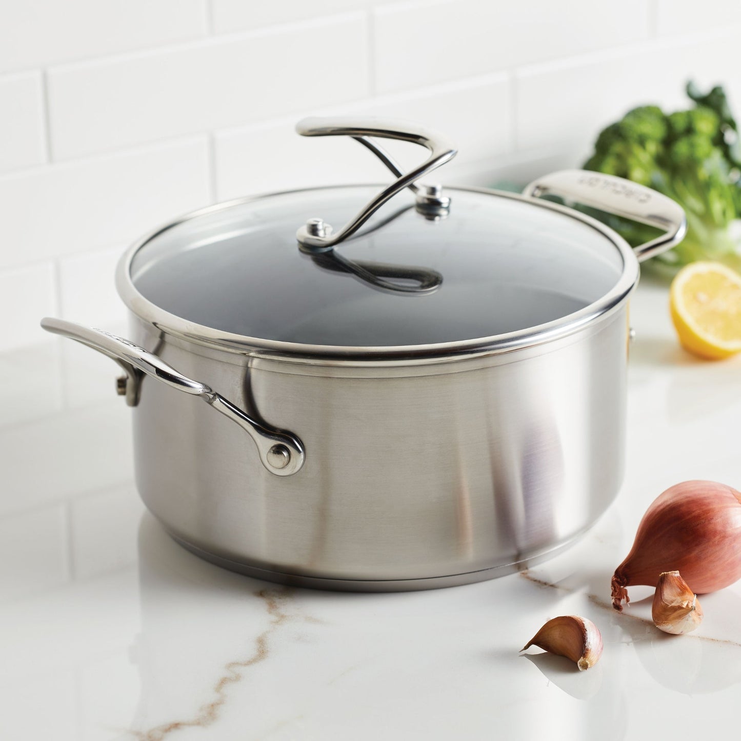 Circulon C-Series Hybrid Clad Stainless Steel Nonstick Induction Stockpot 26cm