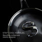 Circulon C-Series Nonstick Clad Stainless Steel Induction Sauteuse 30cm & Frypan 32cm