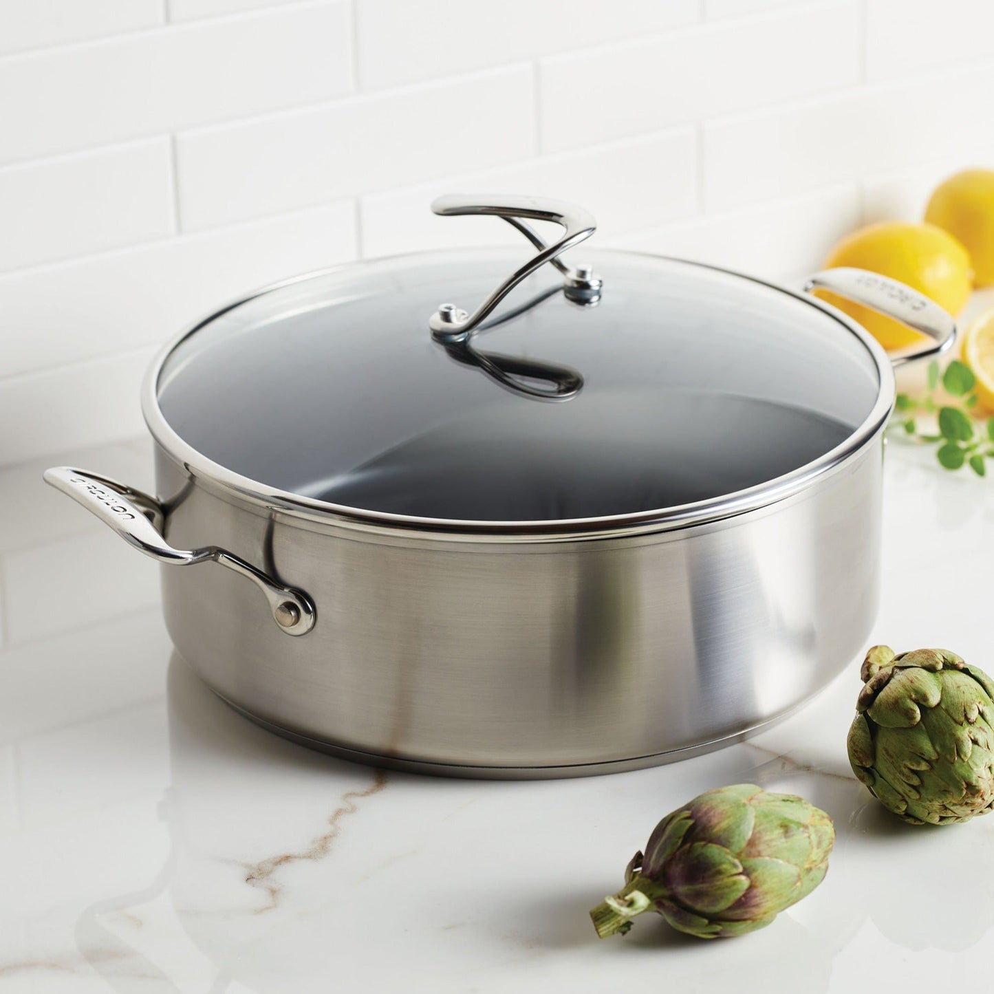 Circulon S-Series Hybrid Stainless Steel Nonstick Induction Stockpot 30cm/7.1L
