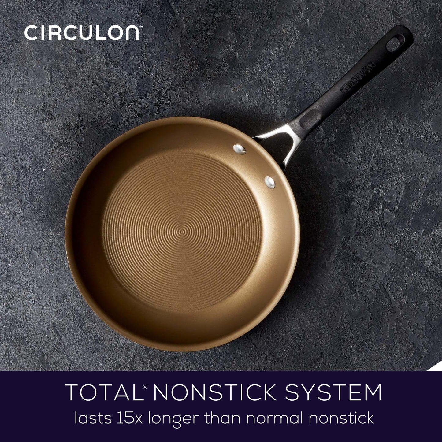 Circulon Innovatum Nonstick Skillet Twin Pack 22/25cm