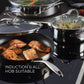 Circulon S-Series Nonstick Stainless Steel Induction Frypan 24cm With Slotted Turner
